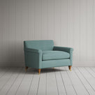 Idler Love Seat in Laidback Linen Cerulean