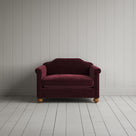 Love Seat in Classic Corduroy Cherry