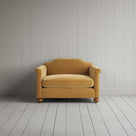 Front View of Dolittle Love Seat in Classic Corduroy Wheat
