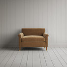 Front View of Idler Love Seat in Classic Corduroy Stone Beige