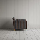 Idler Love Seat in Regatta Cotton, Charcoal - Nicola Harding
