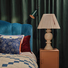 Hourglass Ceramic Table Lamp Base in Cherry