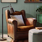  Focused Empire Lamp Shade in Waxed Brass with Rolled Edge 