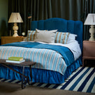 Cloud Nine Upholstered Bed in Blue