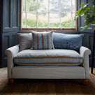 Idler 2 Seater Sofa in Intelligent Velvet Dusky Pink - Nicola Harding