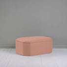 Hither Hexagonal Ottoman in Laidback Linen Roseberry - Nicola Harding