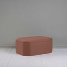 Hither Hexagonal Ottoman in Laidback Linen Sweet Briar - Nicola Harding