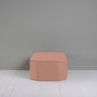 Hither Hexagonal Storage Ottoman in Laidback Linen Roseberry - Nicola Harding