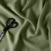 image of Hither Hexagonal Ottoman in Laidback Linen Moss