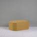 image of Hither Hexagonal Ottoman in Laidback Linen Ochre