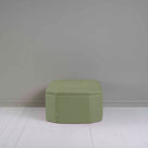 Hither Hexagonal Storage Ottoman in Laidback Linen Moss - Nicola Harding