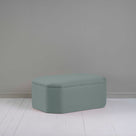 Hither Hexagonal Ottoman in Laidback Linen Mineral - Nicola Harding