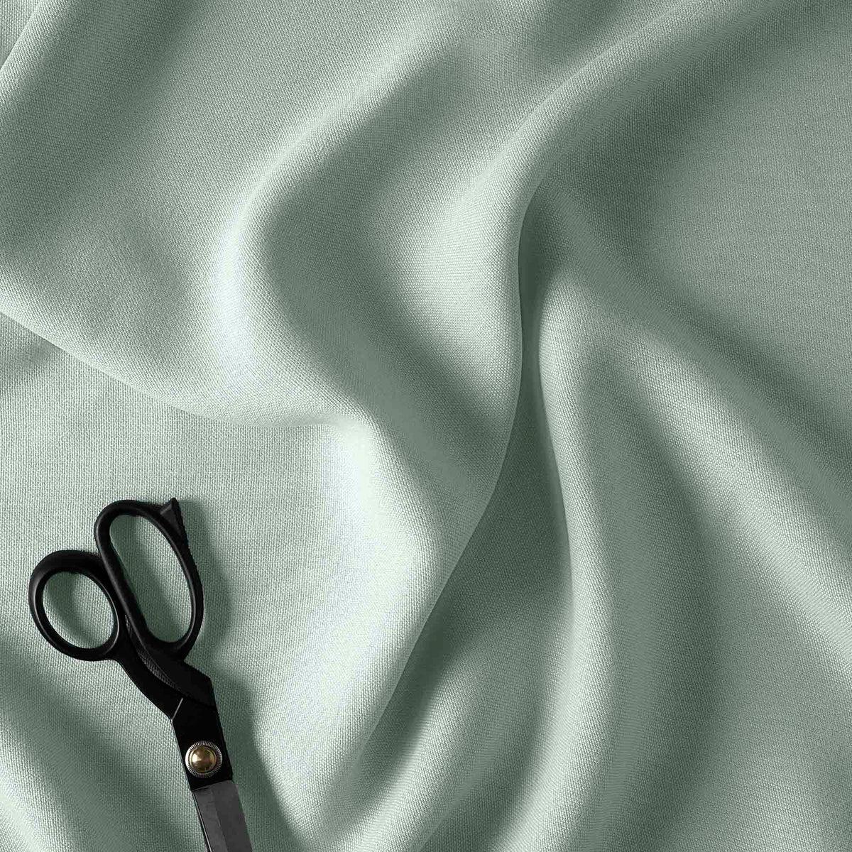 Hither Hexagonal Ottoman in Laidback Linen Sky - Nicola Harding