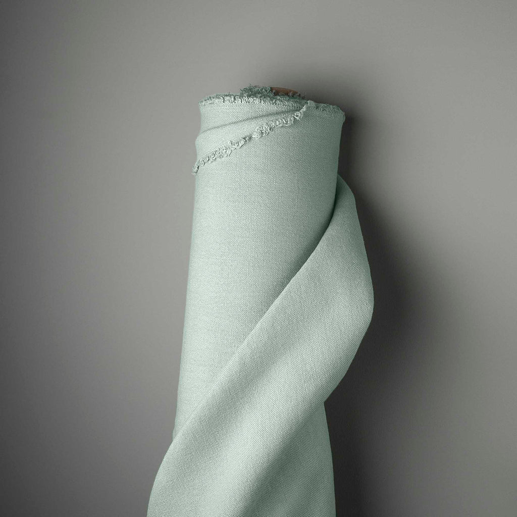  Hither Hexagonal Ottoman in Laidback Linen Sky - Nicola Harding 
