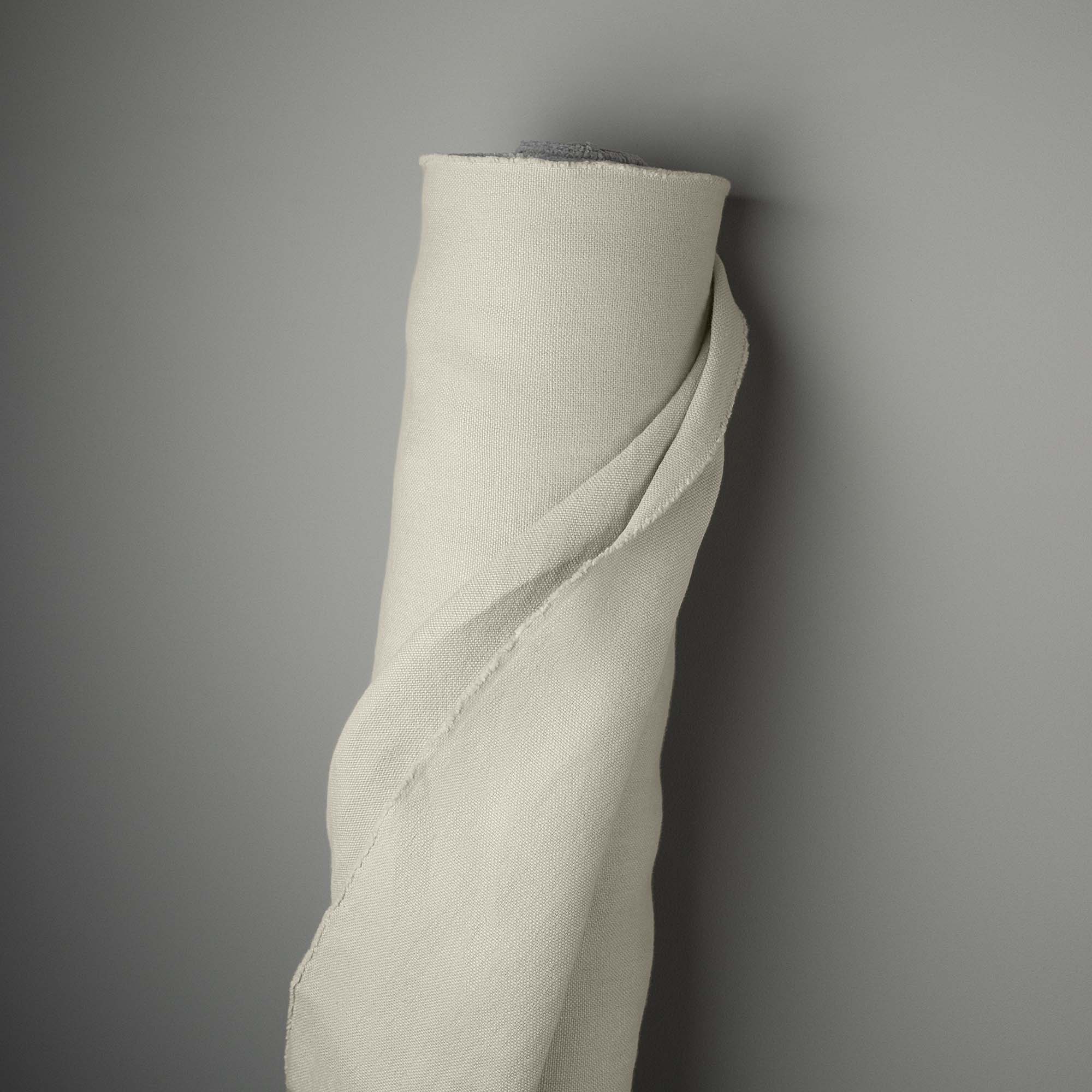  Hither Hexagonal Ottoman in Laidback Linen Dove - Nicola Harding 