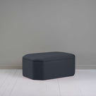 Hither Hexagonal Storage Ottoman in Laidback Linen Midnight - Nicola Harding
