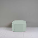 Hither Hexagonal Ottoman in Laidback Linen Sky - Nicola Harding