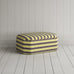 image of Hither Hexagonal Ottoman in Regatta Cotton, Custard