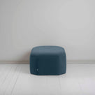 Hexagonal Ottoman in Intelligent Velvet Aegean