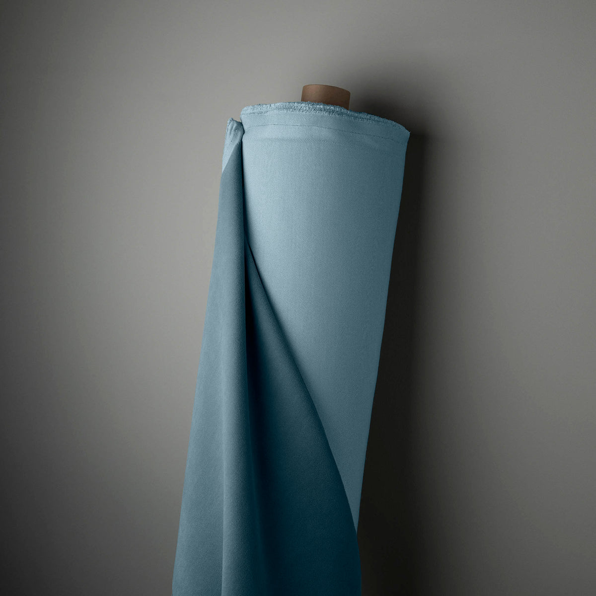 Hither Hexagonal Storage Ottoman in Intelligent Velvet Aegean - Nicola Harding
