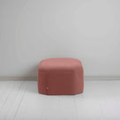 Hither Hexagonal Ottoman in Intelligent Velvet Damson - Nicola Harding