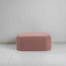 Hither Hexagonal Storage Ottoman in Intelligent Velvet Dusky Pink - Nicola Harding