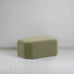 image of Hither Hexagonal Ottoman in Intelligent Velvet Green Tea