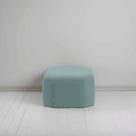 Hither Hexagonal Ottoman in Intelligent Velvet Mineral - Nicola Harding