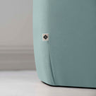 Hither Hexagonal Storage Ottoman in Intelligent Velvet Mineral - Nicola Harding