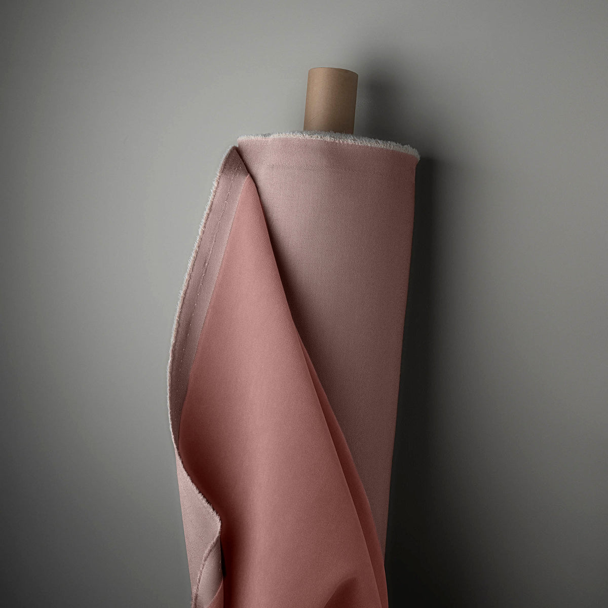 Hither Hexagonal Ottoman in Intelligent Velvet Rose - Nicola Harding