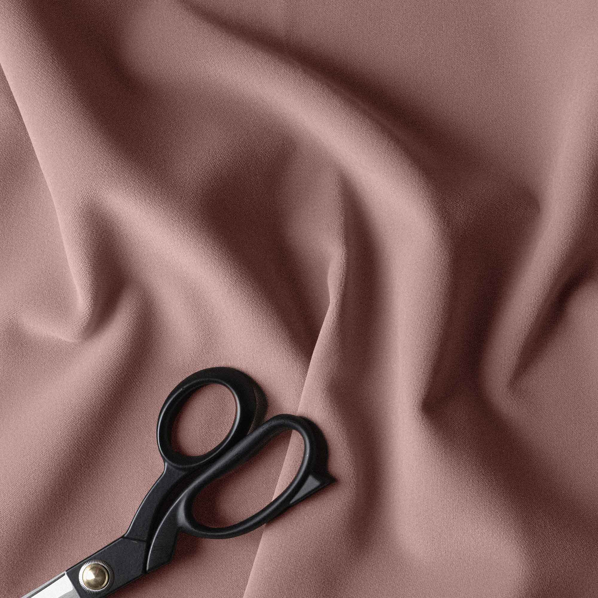  Hither Hexagonal Ottoman in Intelligent Velvet Rose - Nicola Harding 