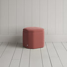 Thither Hexagonal Ottoman in Intelligent Velvet Damson - NiX
