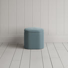 Thither Hexagonal Ottoman in Intelligent Velvet Mineral Back View - NiX