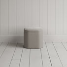 Thither Hexagonal Ottoman in Intelligent Velvet Moonstone Back View - NiX