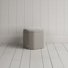 Thither Hexagonal Ottoman in Intelligent Velvet Moonstone - NiX