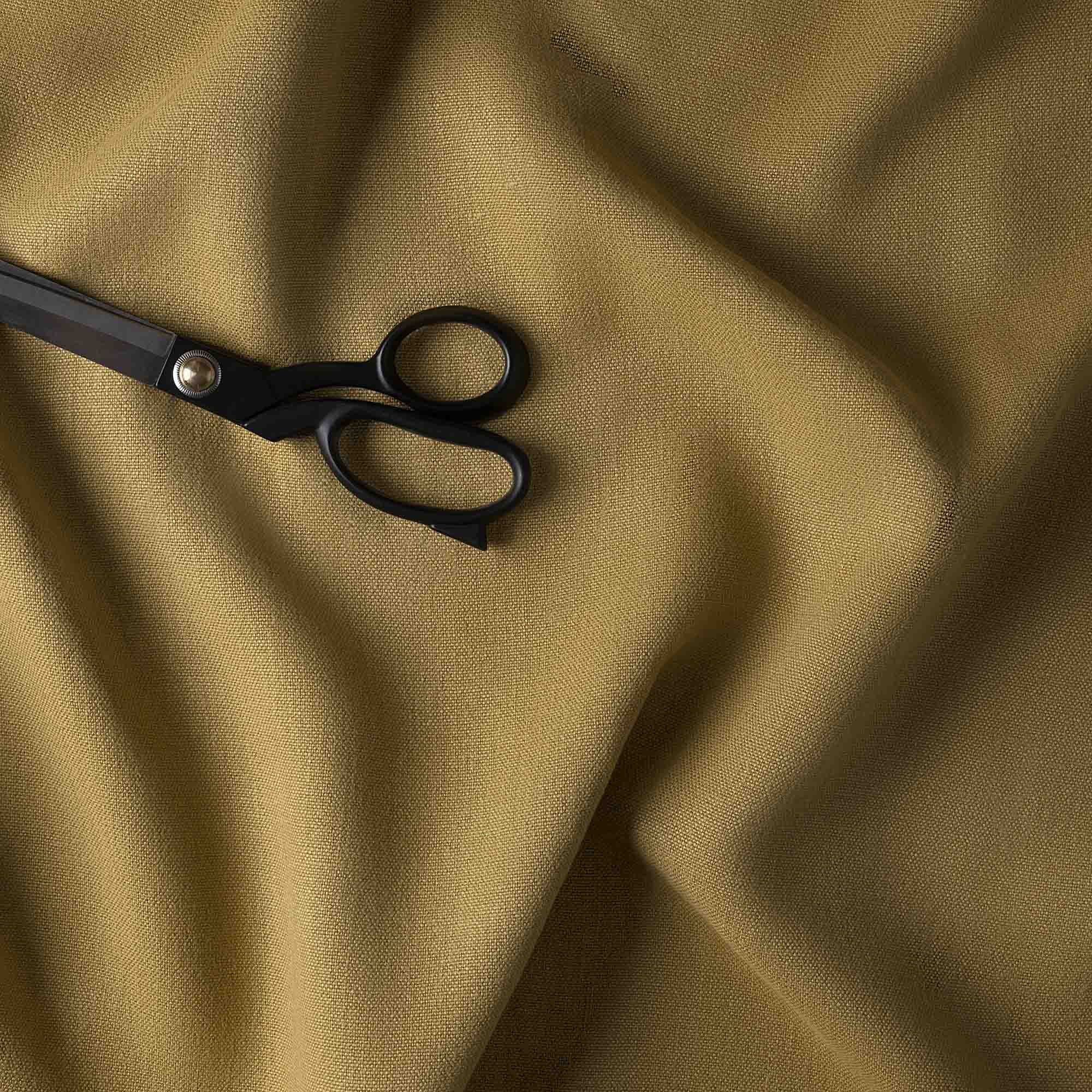 Laidback Linen Pearl Grey Fabric With Scissor - NiX 