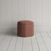 image of Thither Hexagonal Ottoman in Laidback Linen Sweet Briar