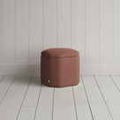 Thither Hexagonal Ottoman in Laidback Linen Sweet Briar - NiX
