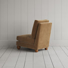 Perch Armchair stone beige corduroy, rear angled view by Nicola Harding.