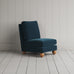 image of Perch Slipper Armchair in Intelligent Velvet Aegean
