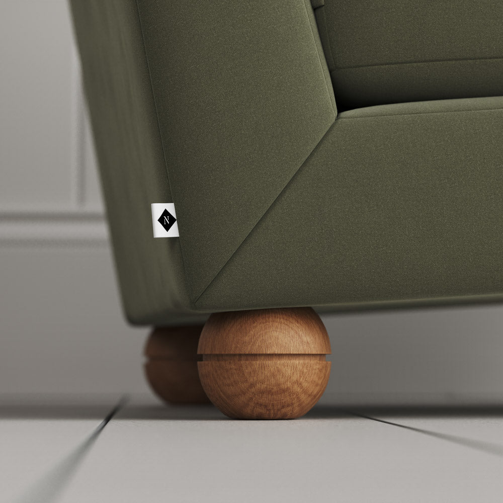 Round Wooden Feet