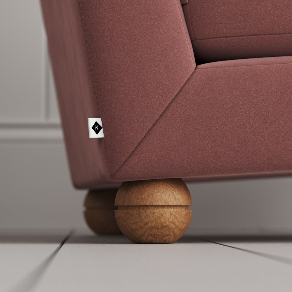  Slipper Armchair Round Feet 