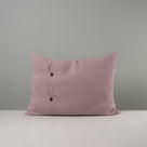 Back Side of Medium Rectangle Lollop Cushion in Purple(Heather) With 2 Buttons - NiX