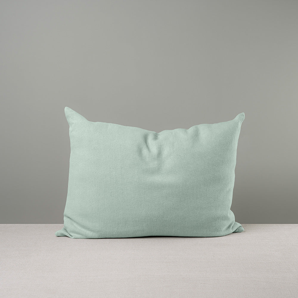  Front Side of Medium Rectangle Lollop Cushion in Sky Blue Color - NH & Co. 
