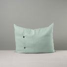 Back Side of Medium Rectangle Lollop Cushion in Sky Blue Color With 2 Buttons - NiX