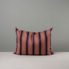 Rectangle Lollop Cushion in Regatta Cotton, Flame Red - Nicola Harding