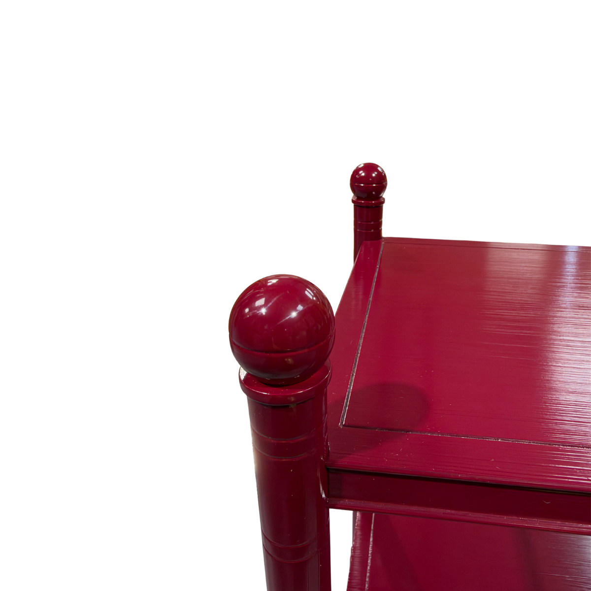 Pre-Loved Revive Side Table in Vinho Red