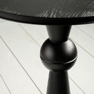 Base Design of Anecdote Pedestal Table, Coal Black