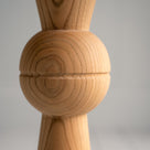 Design Closeup of Anecdote Pedestal (Round) Table, Oiled Oak - Nicola Harding & Co.