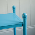 Design Closeup of Revive Side Table, Cerulean Blue